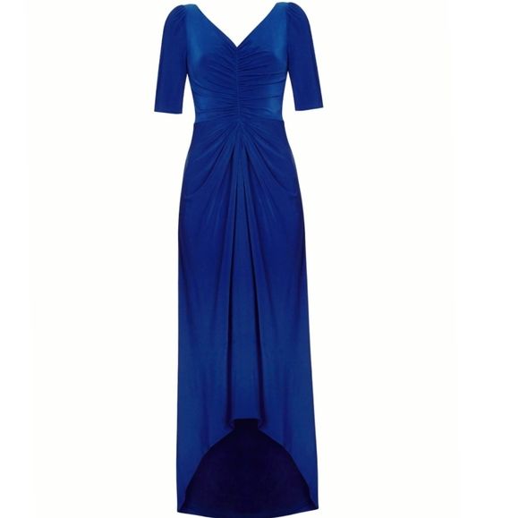 Adrianna Papell Dresses & Skirts - Adrianna Papell Puff Blue Violet Gown Sz12 NWT